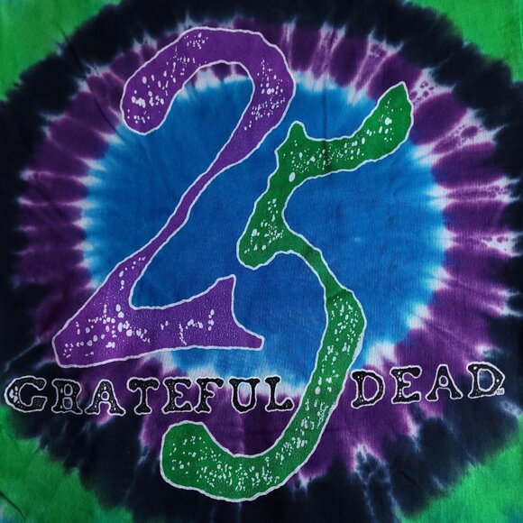 Liquid Blue Grateful Dead 25 year anniversary reprint zodiac tie dye shirt - Picture 4 of 5